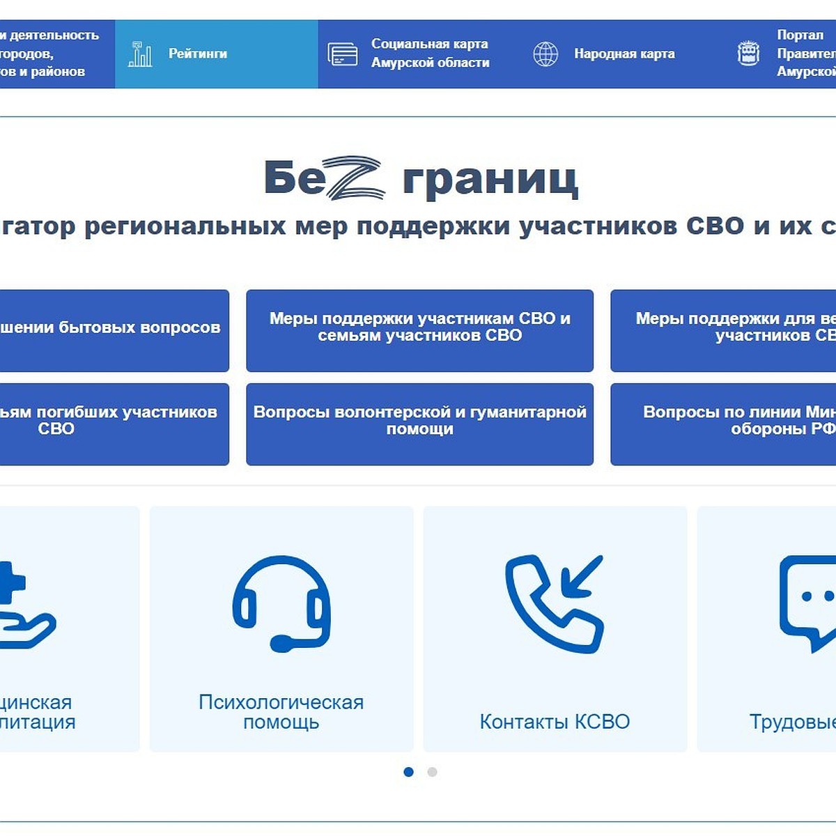 В Амурской области запустили онлайн-навигатор по мерам поддержки для  участников СВО - KP.RU