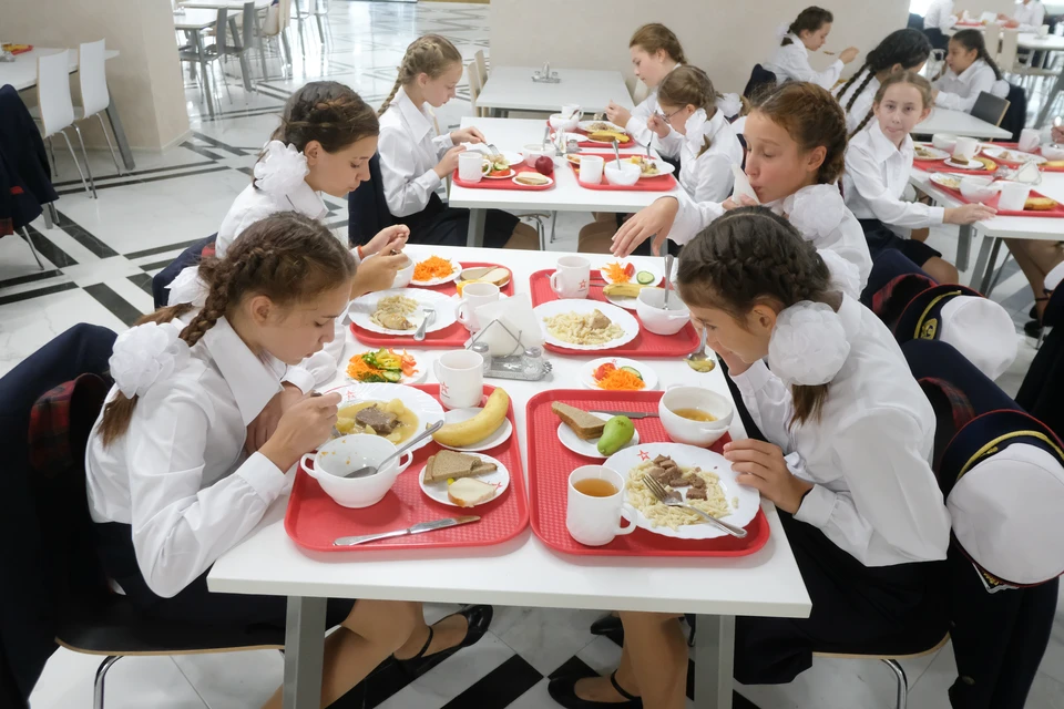 В Петербурге запустят горячую линию и чат-бот по качеству школьного питания