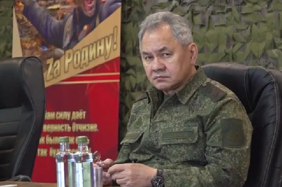 Сергей Шойгу довольно часто посещает передовые позиции СВО. Фото: стоп-кадр видео