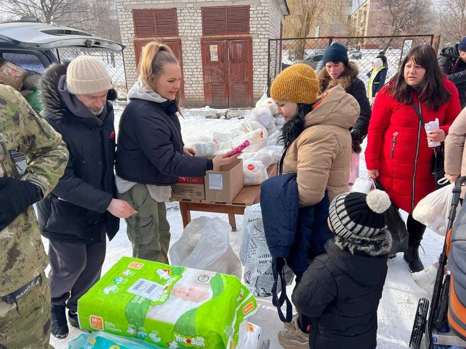 В начале февраля Фонд Социального Развития «Народный Фонд Родина» побывал с гуманитарной миссией на Донбассе