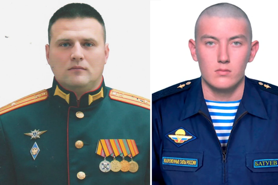 Майор Александр Малахов и рядовой Родион Батуев