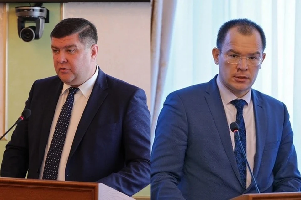 Борис Беляев (слева) и Рамзил Кучарбаев (справа) обвиняются в превышении должностных полномочий