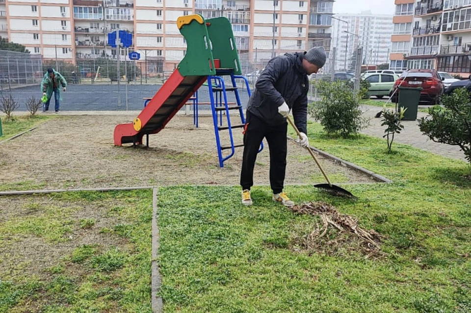 Около тысячи жителей Сочи поучаствовали в городском субботнике Фото: sochi.ru