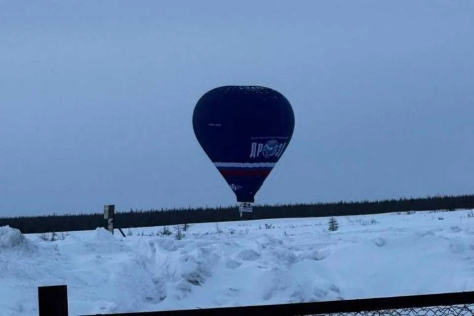 Воздушный шар посадили на аэродроме Хатанга. Фото: экспедиционный штаб трансконтинентального перелета Федора Конюхова