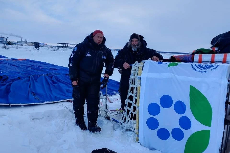 Иван Меняйло и Федор Конюхов установили новый мировой рекорд. Фото: konyukhov.ru