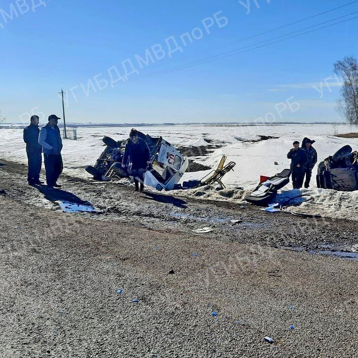 В Башкирии в ДТП с машиной скорой помощи погиб водитель Ford Mondeo - KP.RU