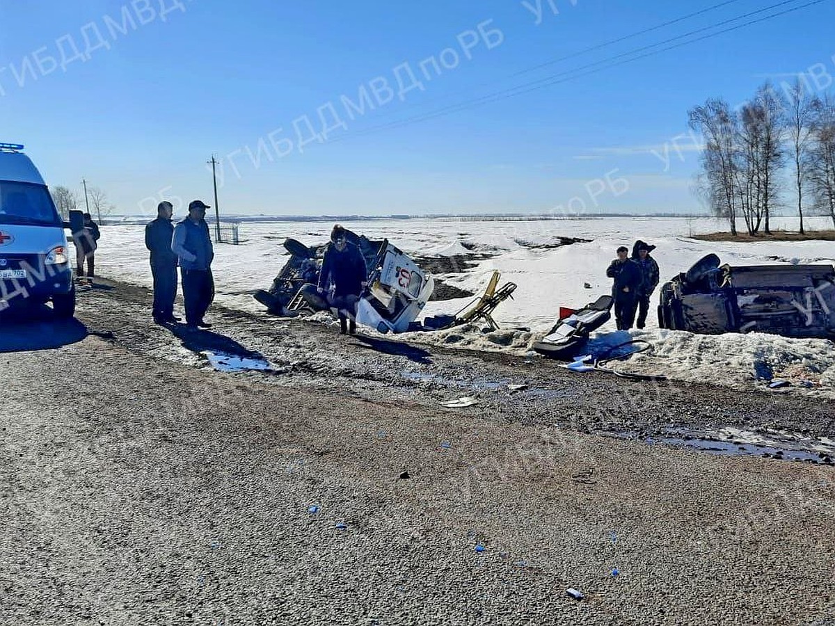 В Башкирии в ДТП с машиной скорой помощи погиб водитель Ford Mondeo - KP.RU