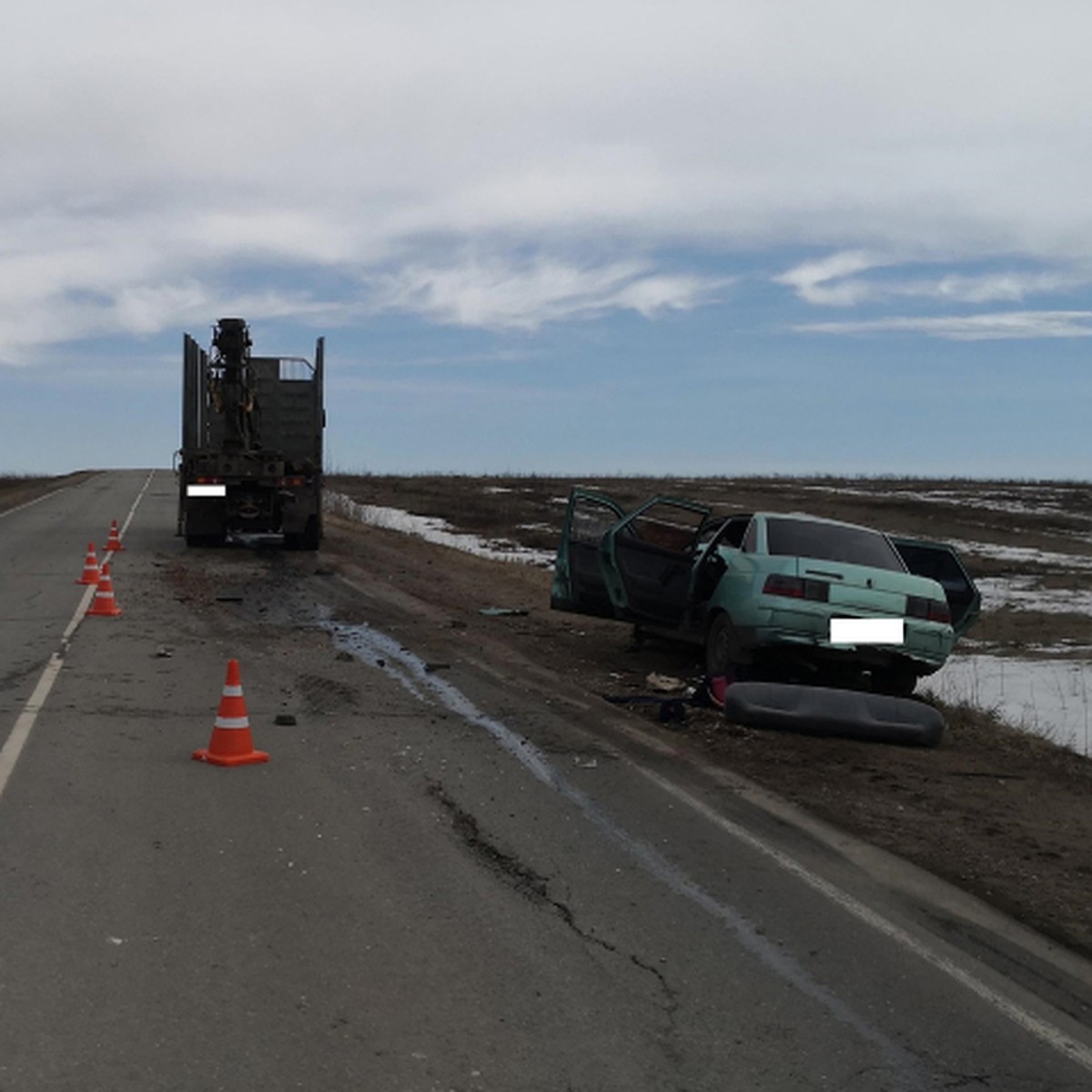 В Зуевском районе пьяный водитель врезался в грузовик - KP.RU