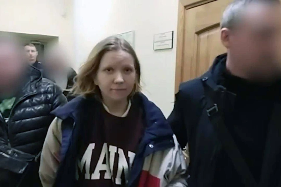 Обвиняемую в теракте в Петербурге Дарью Трепову отвезли в СИЗО «Лефортово». Фото: СК