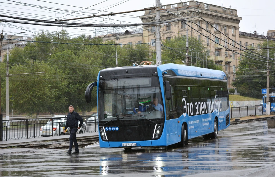 В прошлом году в Волгограде тестировали уже второй электробус.