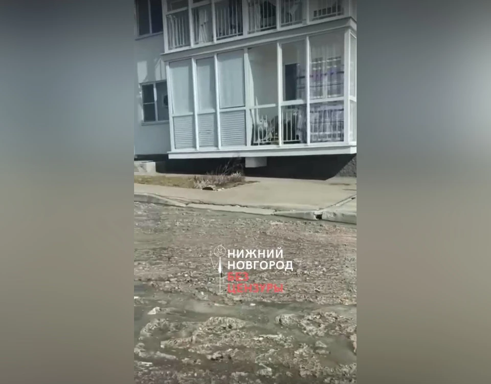 Нижегородский ЖК «Окский берег» заливает канализационными стоками ФОТО: телеграм-канал «Нижний Новгород Без цензуры»