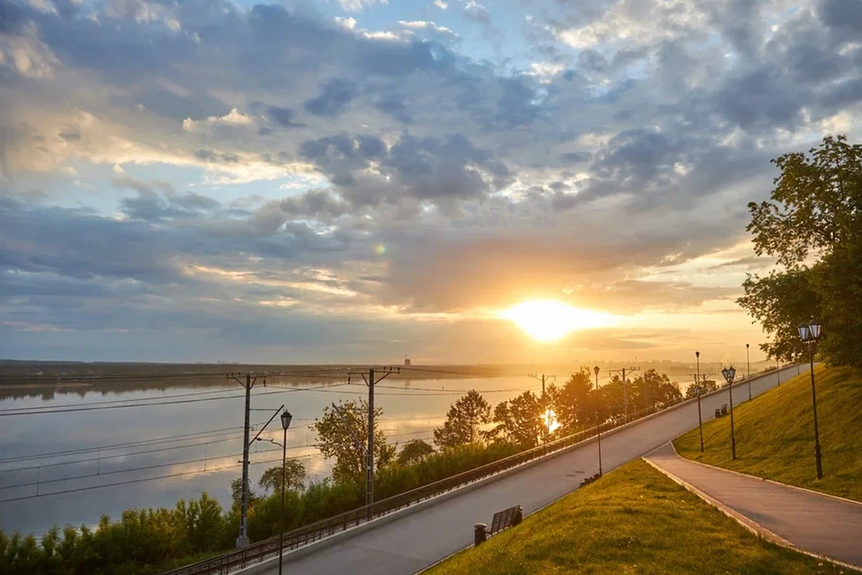 Кама в Перми.