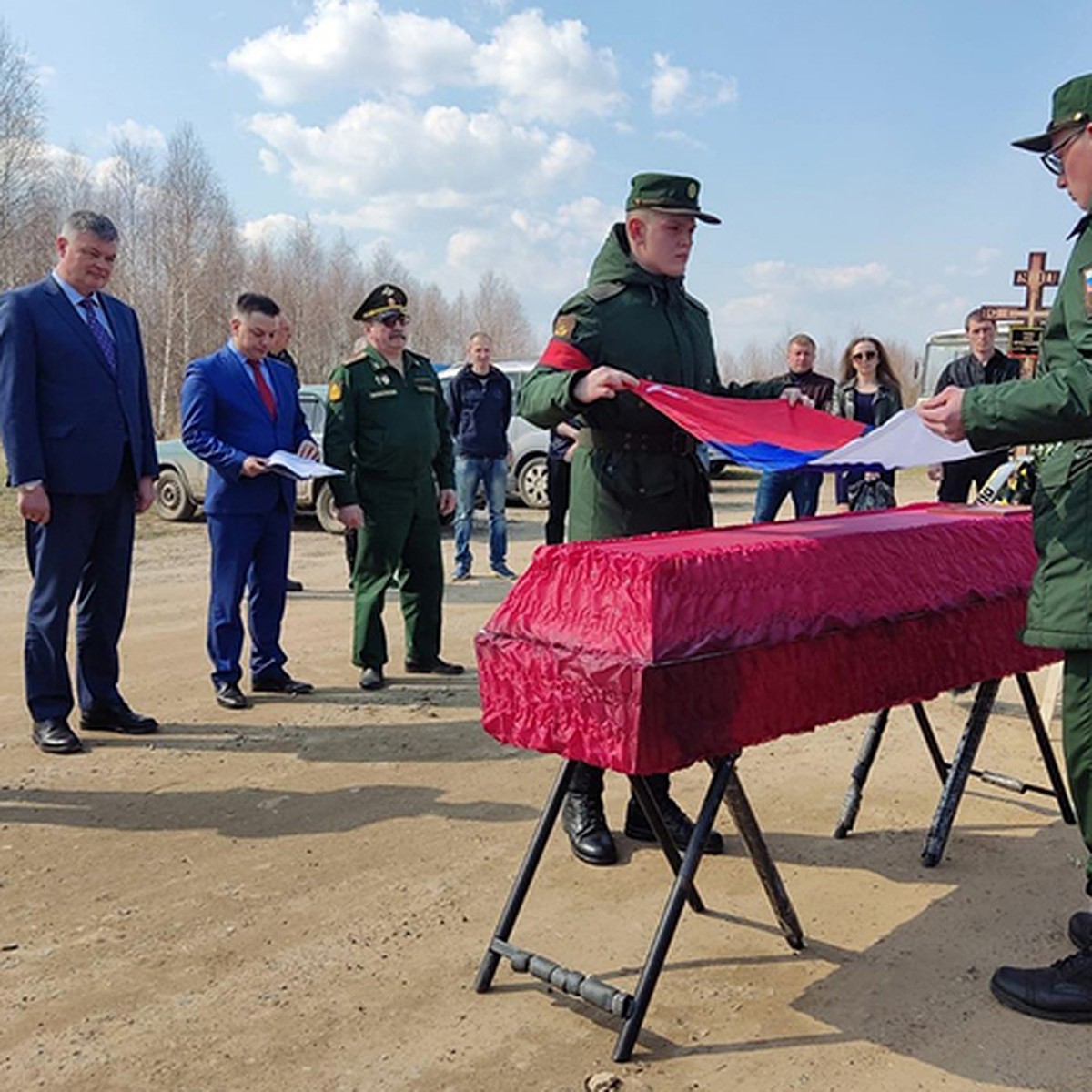 В Кимрах простились с погибшим в ходе СВО военнослужащим Ильей Гулиным -  KP.RU