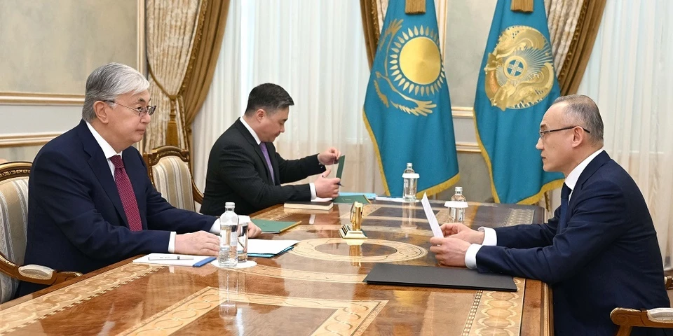 Президент Касым-Жомарт Токаев принял председателя Национального банка Галымжана Пирматова.