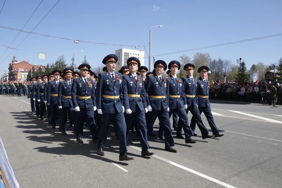 Парад в томске фото