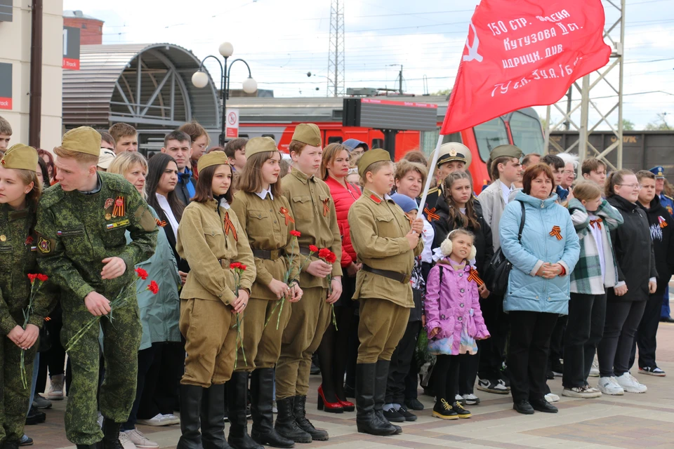 В Тульском регионе прошла традиционная акция «Поезда Памяти», кульминацией которой стал торжественный митинг на Московском вокзале города-героя Тулы