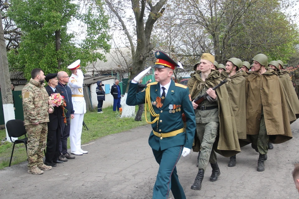 Персональные парады в ДНР проходят для ветеранов Великой Отечественной. Фото: Администрация Главы ДНР