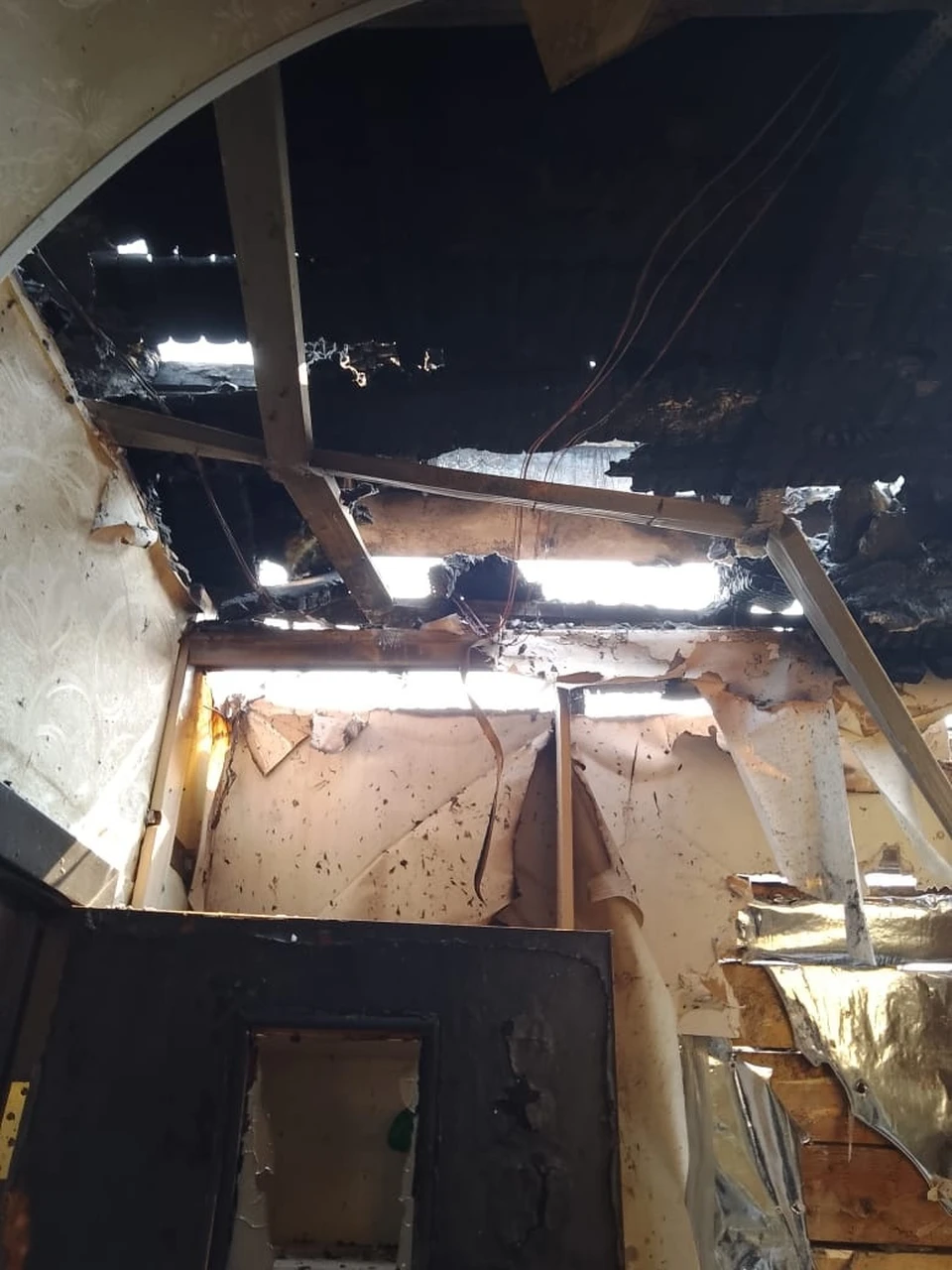 Так выглядит одна из квартир в доме, где произошел пожар. Фото: предоставлено «КП-Томск» героем публикации