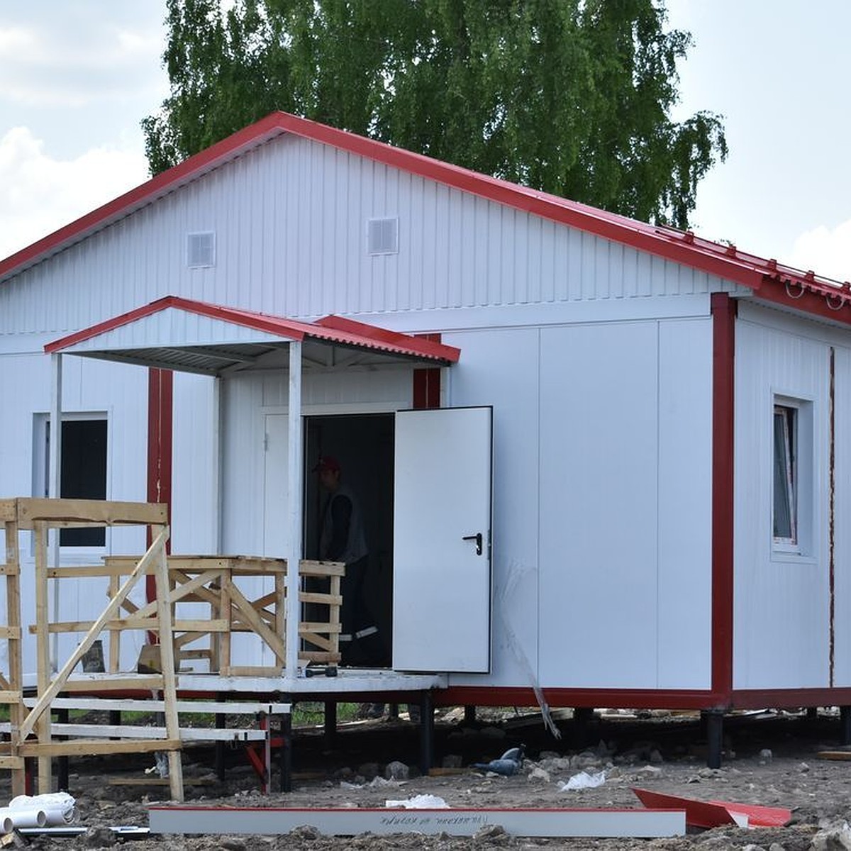 В селе Поплевино Ряжского района строят новый ФАП, Дом культуры и дорогу -  KP.RU