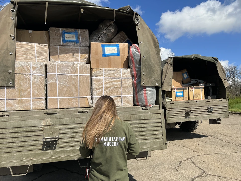 В ЛНР волонтеры привозят гуманитарную помощь