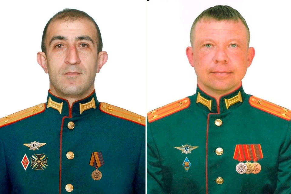 Лейтенант Алиэмсет Магомедов и подполковник Павел Белоусов