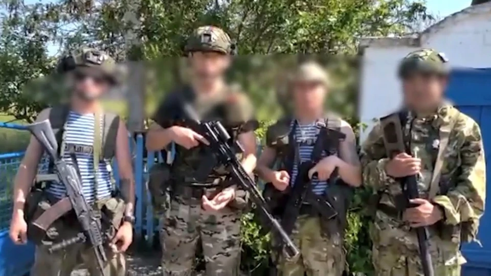 Бойцы из отряда «Шторм» прислали ребятам видеописьмо