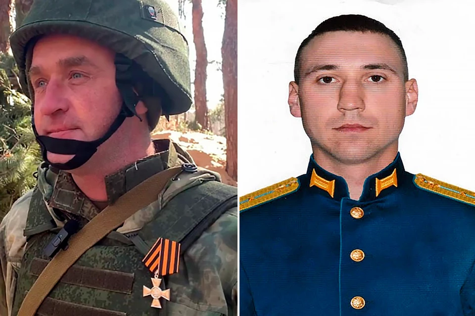 Рядовой Петр Бичулов и старший лейтенант Роман Тимченко