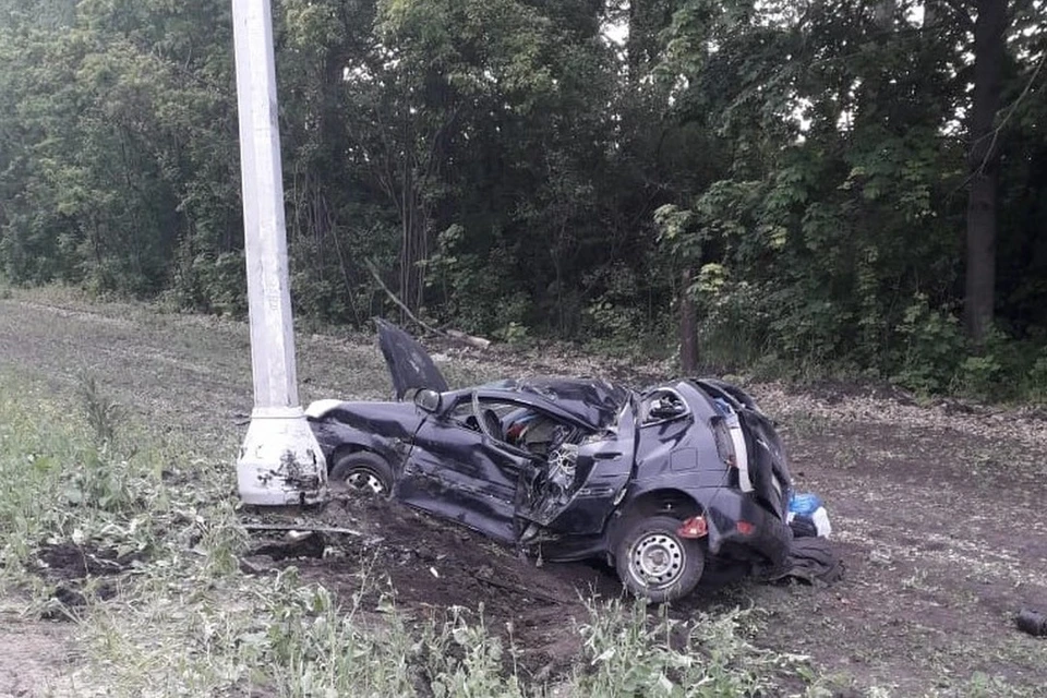 Водитель иномарки попал в аварию на подъезде к Липецку