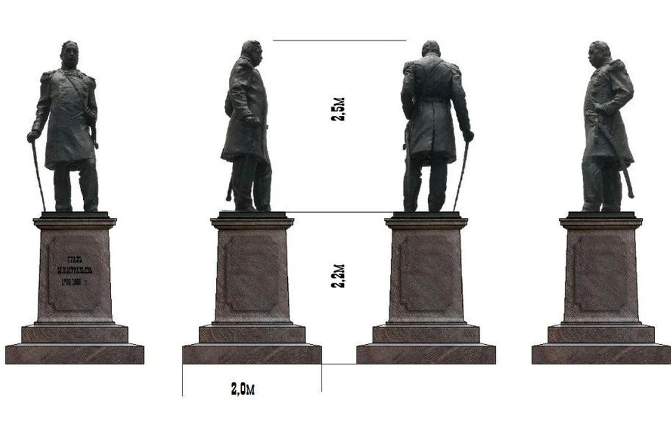 Памятник будет уменьшенной копией скульптуры, которая стояла в Вильно.