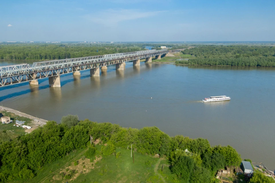 Старый мост через Обь. Фото: администрация города Барнаула