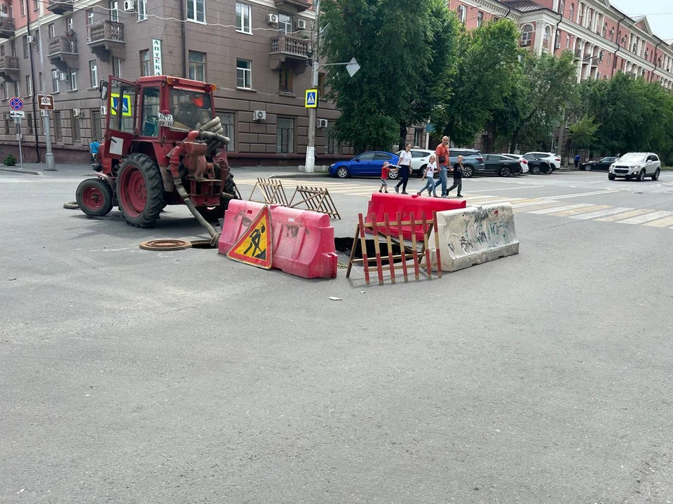 Провал на Советской.