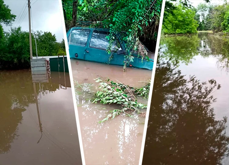 Венеция по-ставропольски: целый поселок на Ставрополье ушел под воду из-за ливня