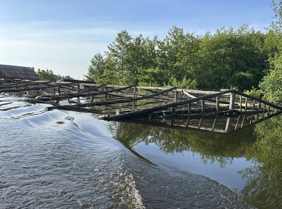 Понижение уровня воды в оке