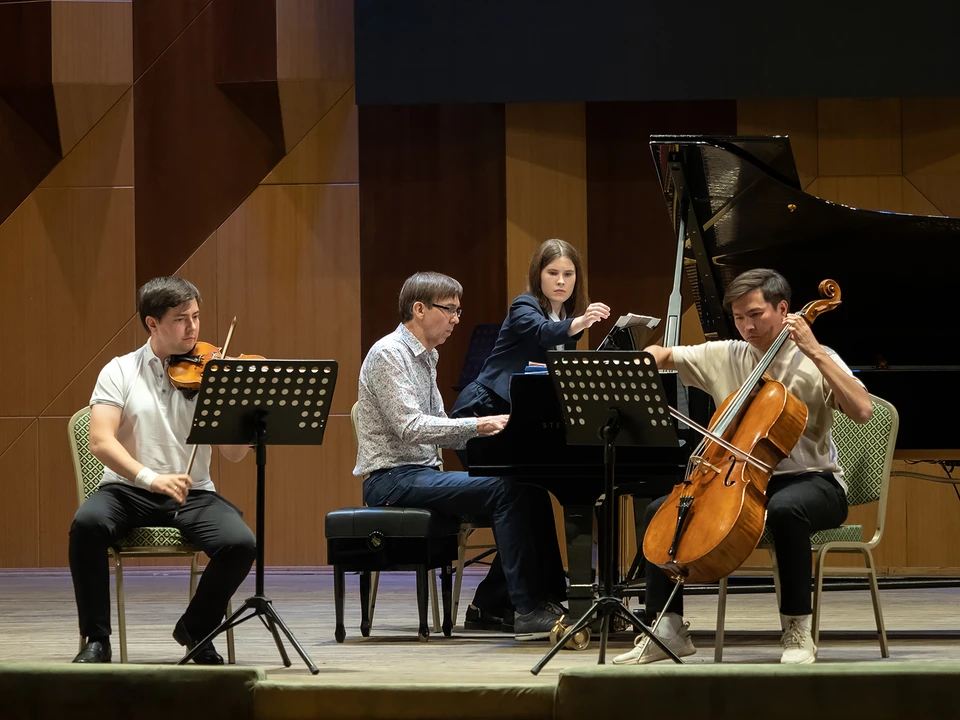 Репетиция Forte Trio, фото Андрея Парфенова, ПФ