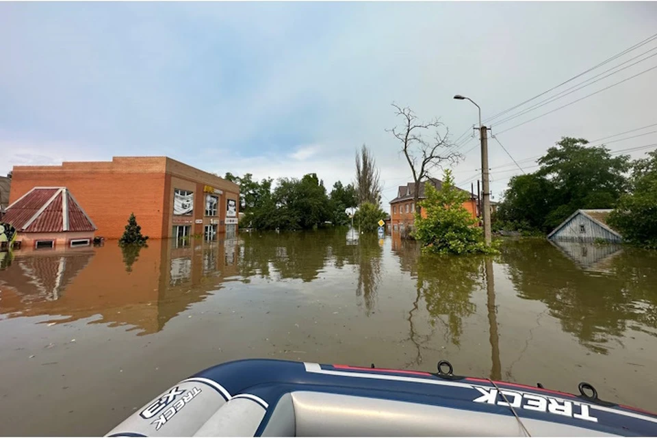 Большая вода из города уже ушла Фото: ТГ Евгений Кузьмин