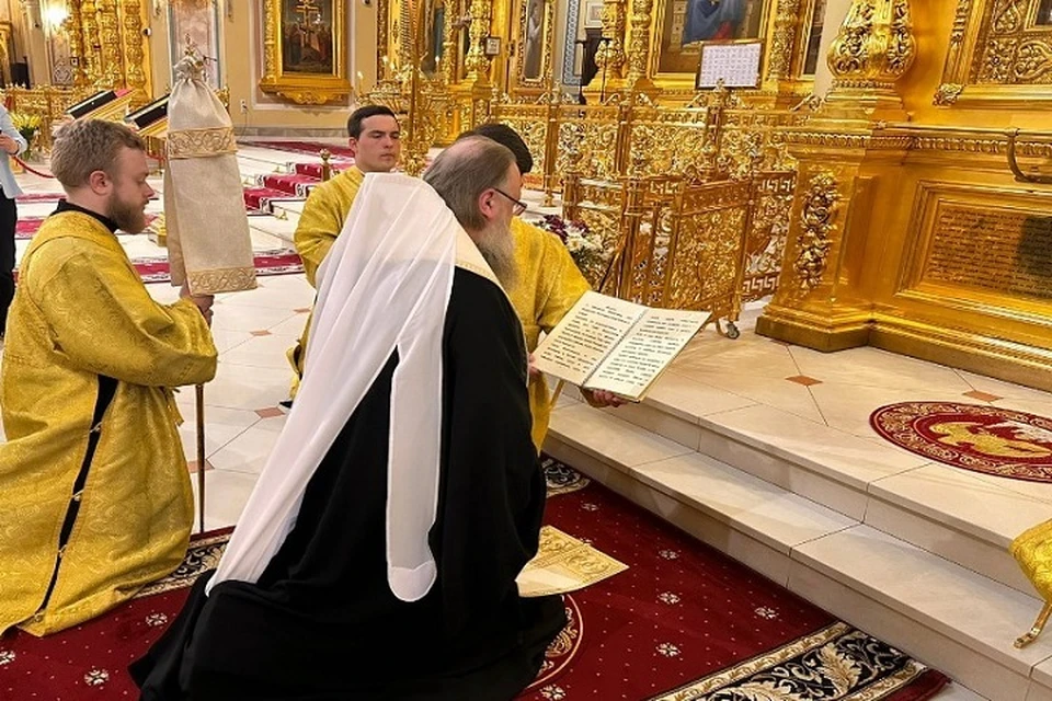 Молебен состоялся в храме Рождества Божьей Матери