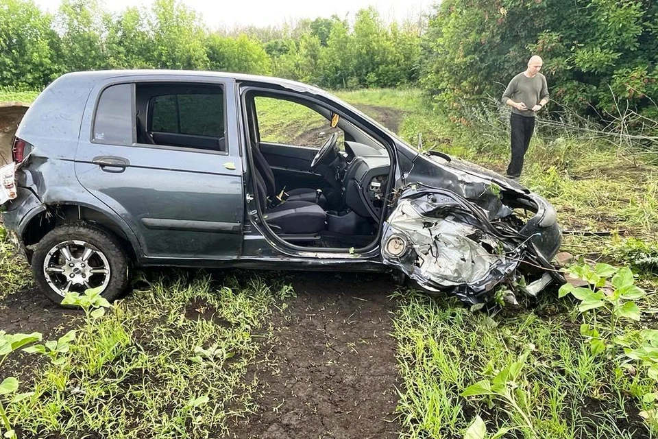 39-летний пассажир погиб в перевернувшемся «Хендай» на трассе под Липецком