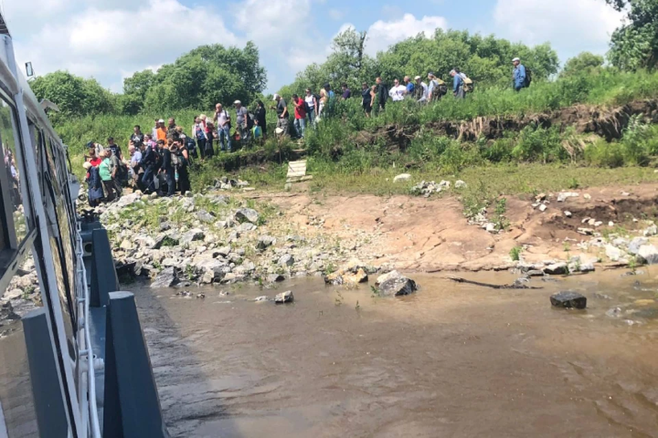 Уровень воды в р.Амур, Хабаровск