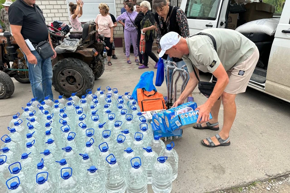 Софиевку воду пока будут доставлять Фото: ТГ Евгений Кузьмин