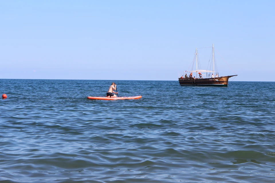 Вода в Черном море прогрелась до +24°.