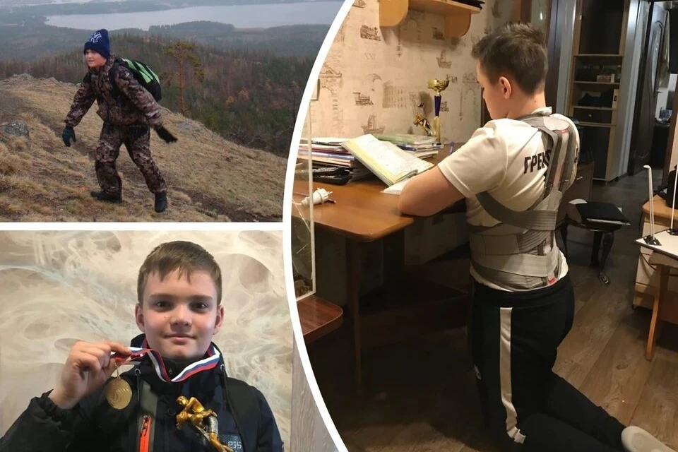 До перелома школьник участвовал в турпоходах и занимался борьбой. Фото: предоставлено КП-Челябинск