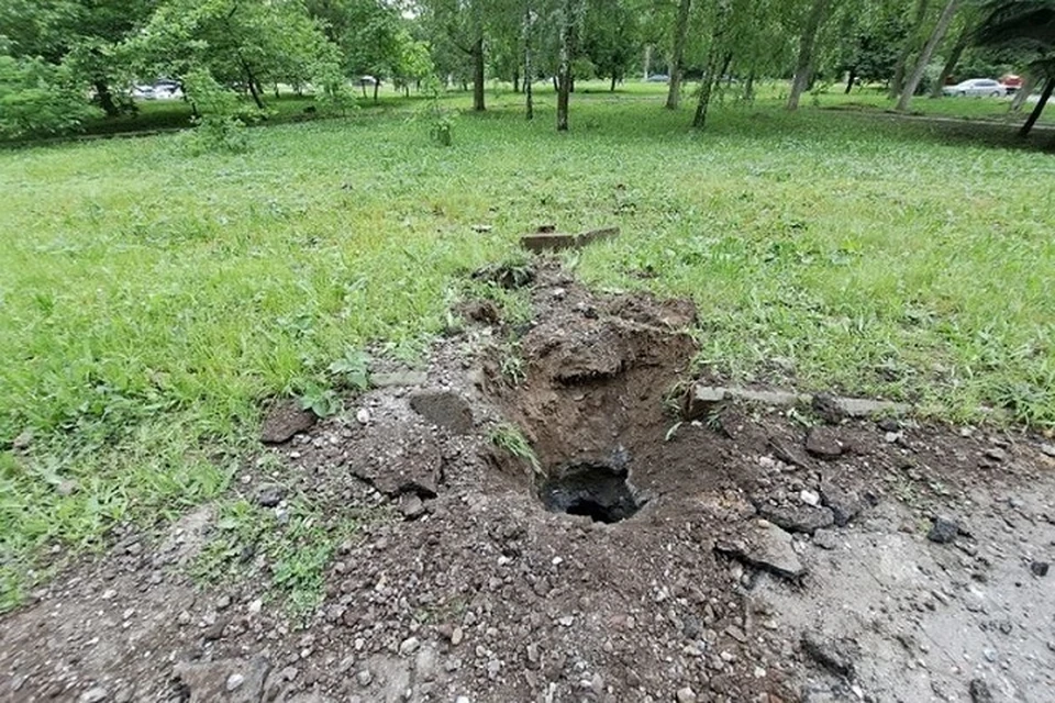 В поселке Александровка зафиксировано прямое попадание снаряда ВСУ в здание почты (архивное фото)