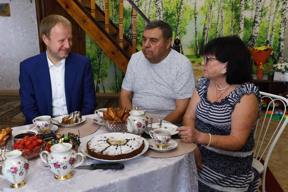 Виктор Томенко в гостях у семьи Польских