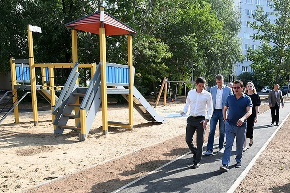 Мэр Казани Ильсур Метшин проинспектировал ход работ.
