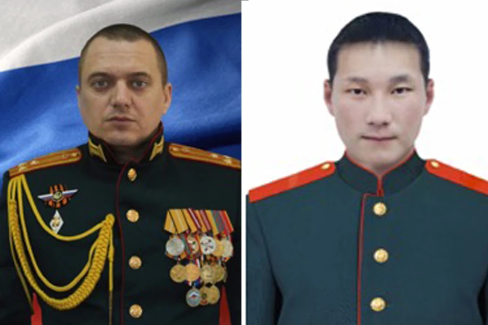 Полковник Евгений Смирнов и рядовой Андрей Батуев