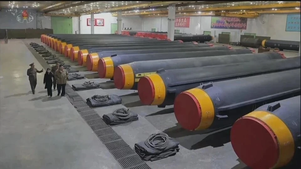 Военный эксперт Кнутов: новая ракета Северной Кореи представляет угрозу для США. Фото: кадры Центрального государственного телевидения КНДР