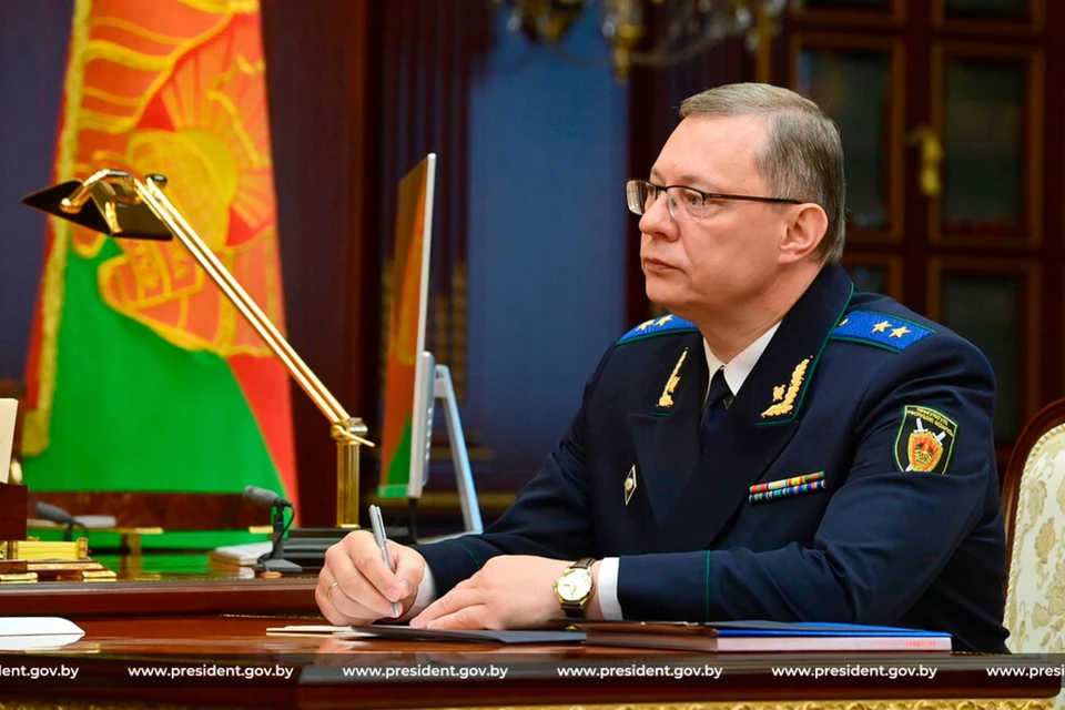 Генпрокурор сказал, для чего предлагается создать Главную военную прокуратуру в Беларуси. Фото: president.gov.by