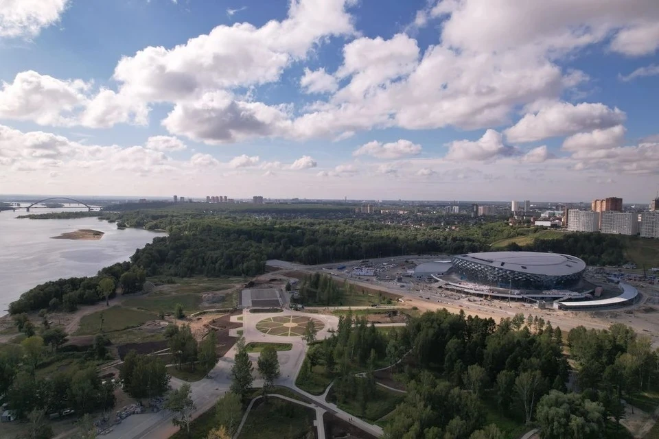 Парк «Арена» планируют благоустраивать и дальше. Фото: мэрия Новосибирска.