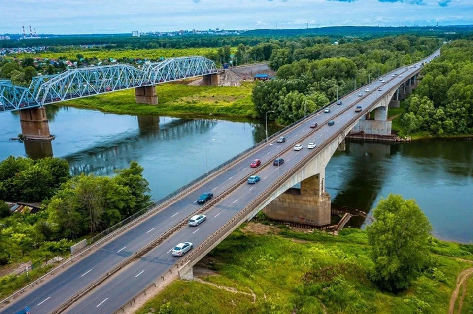 Мост через реку Уфа станет двухполосным уже с 31 июля 2023 года. Фото: пресс-служба уфимской мэрии