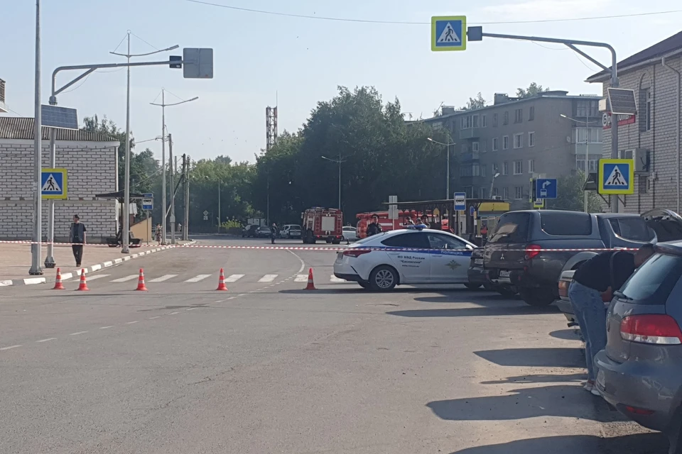 Вокзал оцепили в городе Сасово из-за горящих вагонов с серой. Фото: Дании КРАСАВИН в группе vk.com/publicsasovopodslyshano